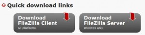 Brezplačen FTP program Filezilla Brezplačen FTP program Filezilla