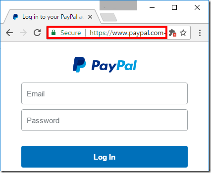 Lažen PayPal na HTTPS povezavi