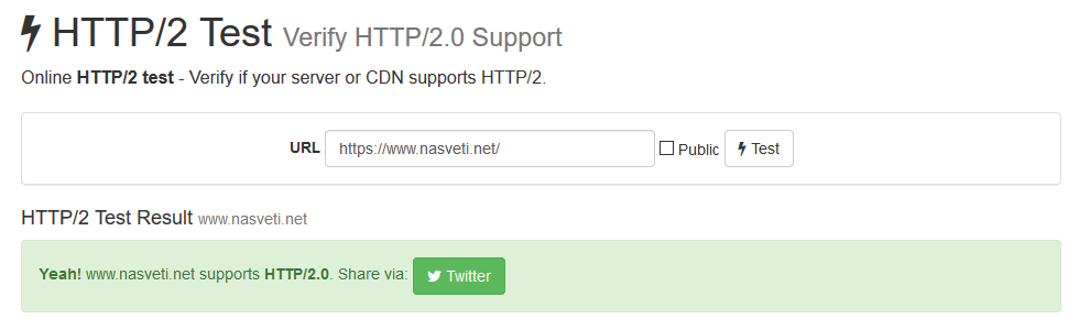 Strežnik s HTTP/2 podporo