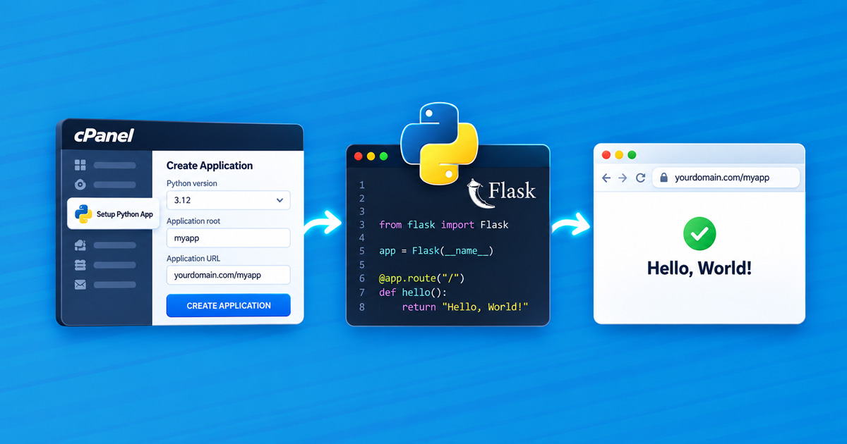 Python: Flask Application in cPanel