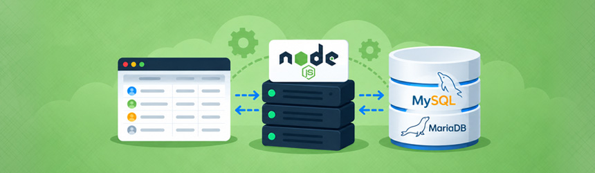 Node.js Application and MySQL (MariaDB) Database