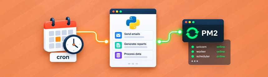 Background Tasks in Python Applications: Cron and PM2
